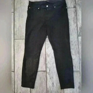 7 for all mankind size black Coated Pants Size 28